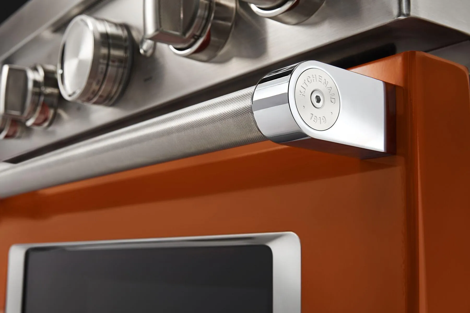 Kitchenaid W11368841MP Kitchenaid Commercial-Style Range Handle Medallion Kit - Mascarpone