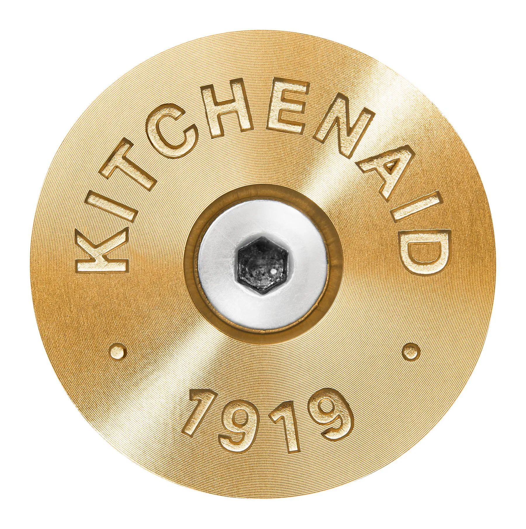 Kitchenaid W11368841NE Kitchenaid Commercial-Style Range Handle Medallion Kit - New Gold Range Accessories drip pans for electric ranges