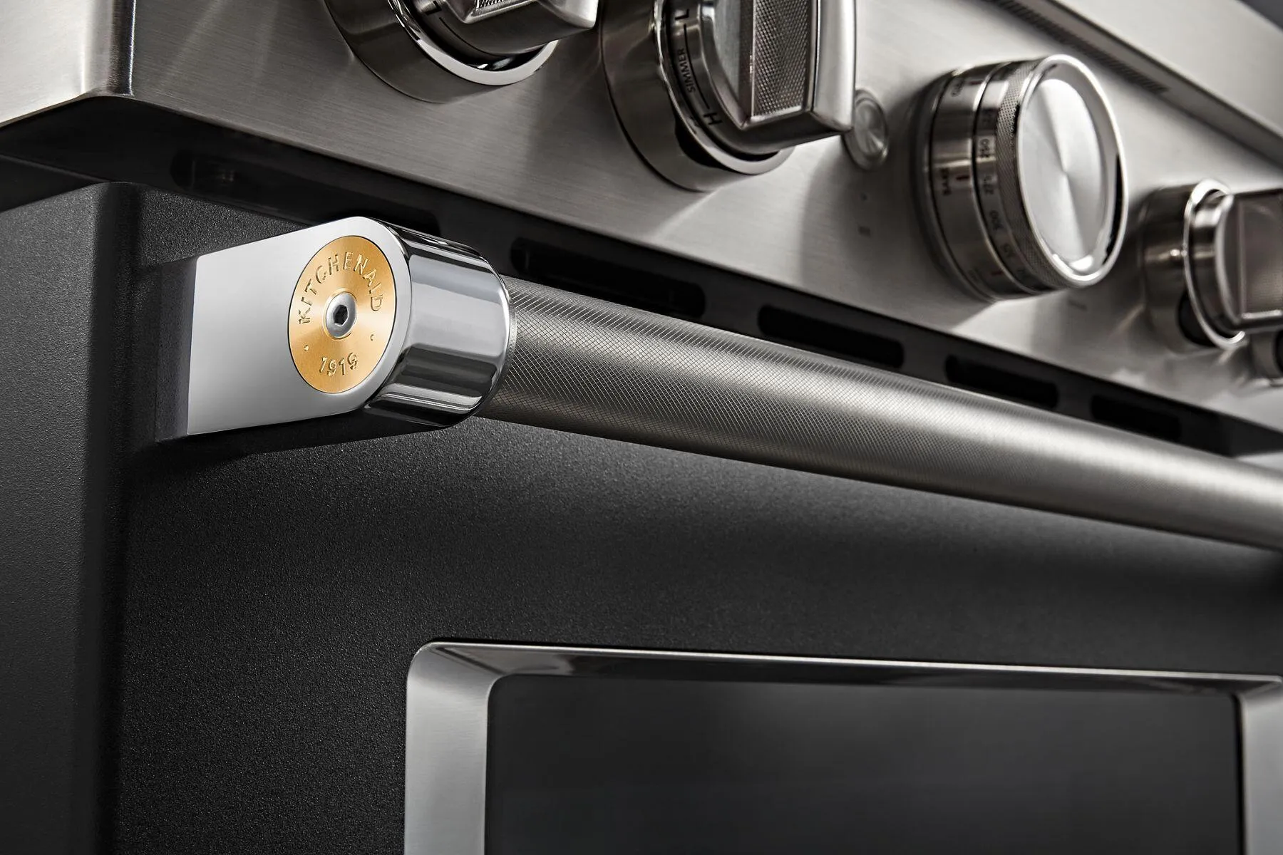Kitchenaid W11368841NE Kitchenaid Commercial-Style Range Handle Medallion Kit - New Gold