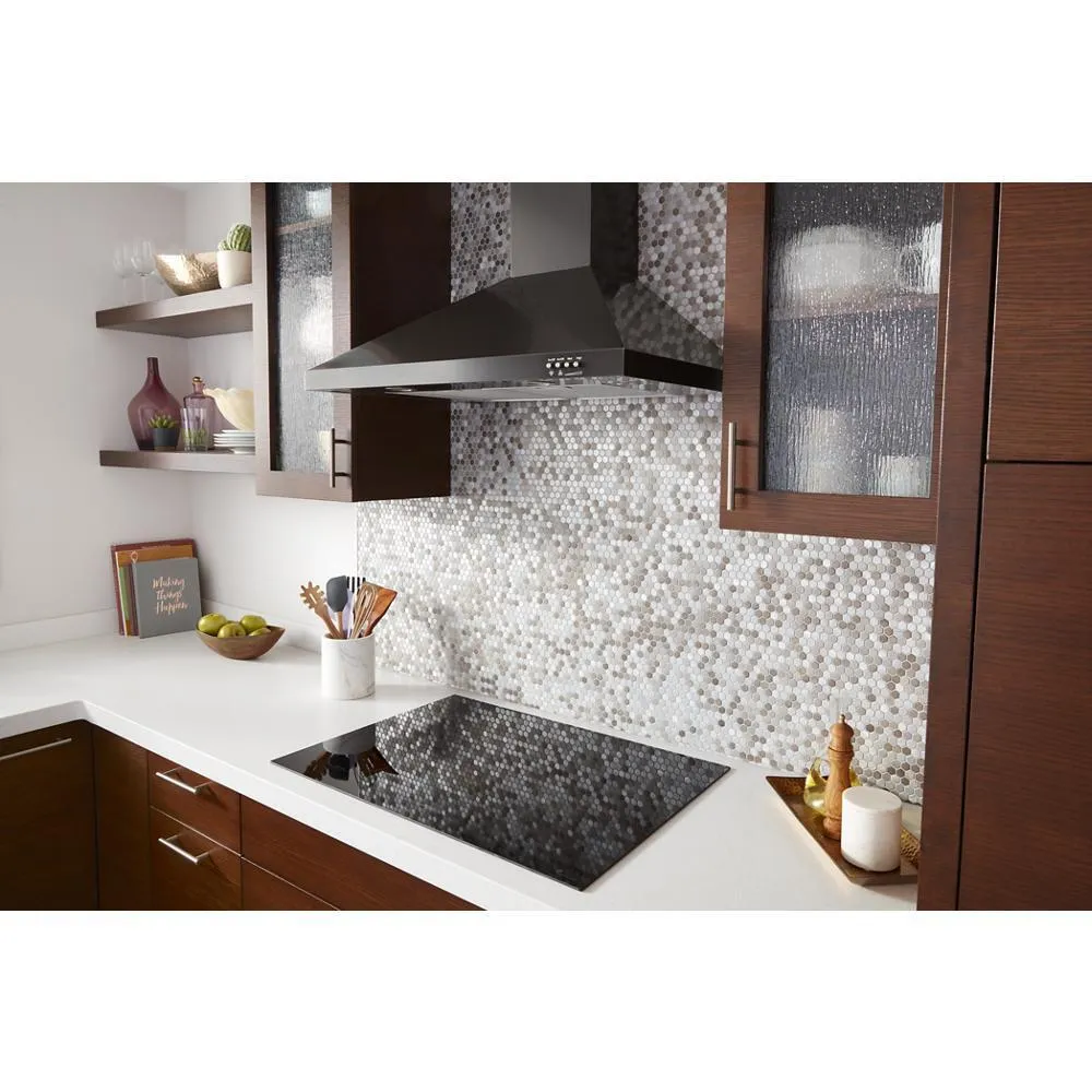 Kitchenaid WVW53UC6HV 36" Contemporary Black Stainless Wall Mount Range Hood