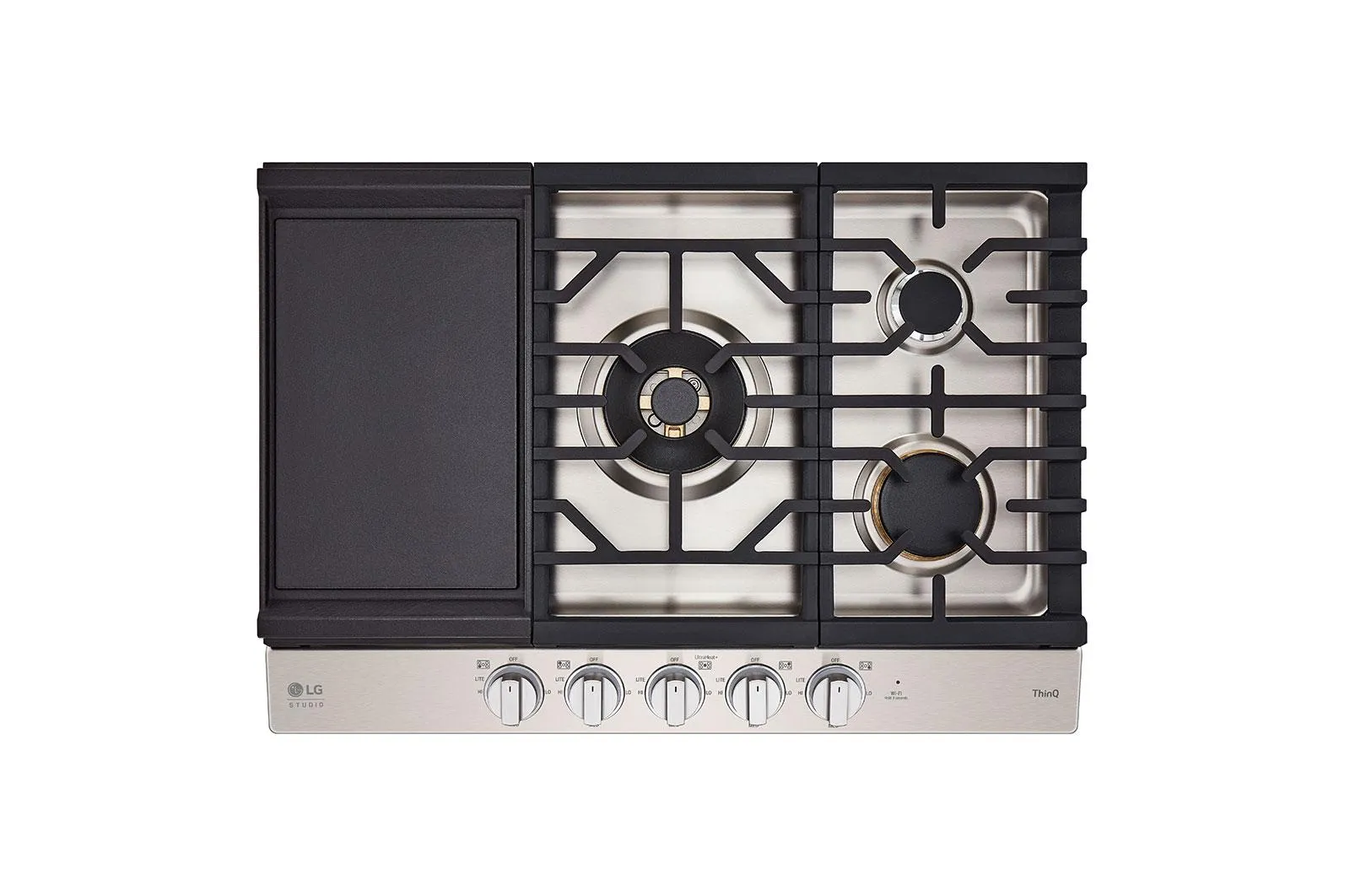 Lg CBGS3028S Lg Studio 30" Ultraheat&#8482; Gas Cooktop With Easyclean