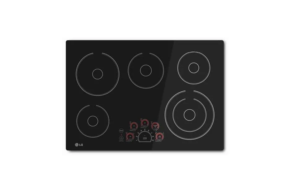 Lg LCE3010SB 30'' Electric Cooktop Electric slide-in electric cooking range
