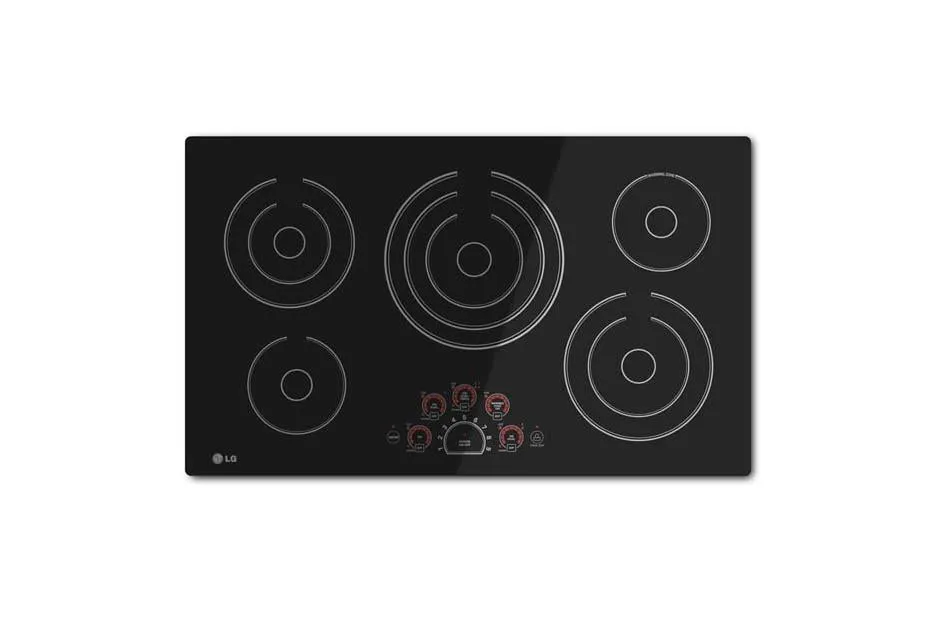 Lg LCE3610SB 36'' Electric Cooktop Cooktops 30 inch cooktop online