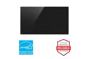 Lg LCE3610SBE 36" Electric Cooktop With Ultraheat&#8482; 3.0Kw Element Electric slide-in electric cooking range