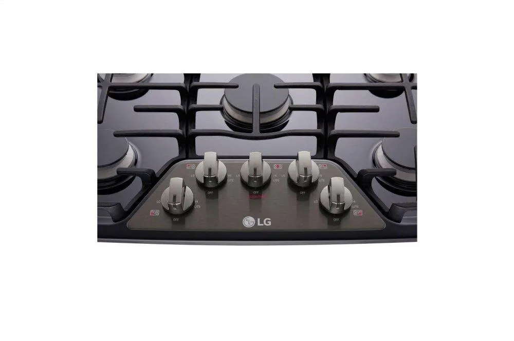 Lg LCG3011BD 30'' Gas Cooktop With Superboil&#8482;