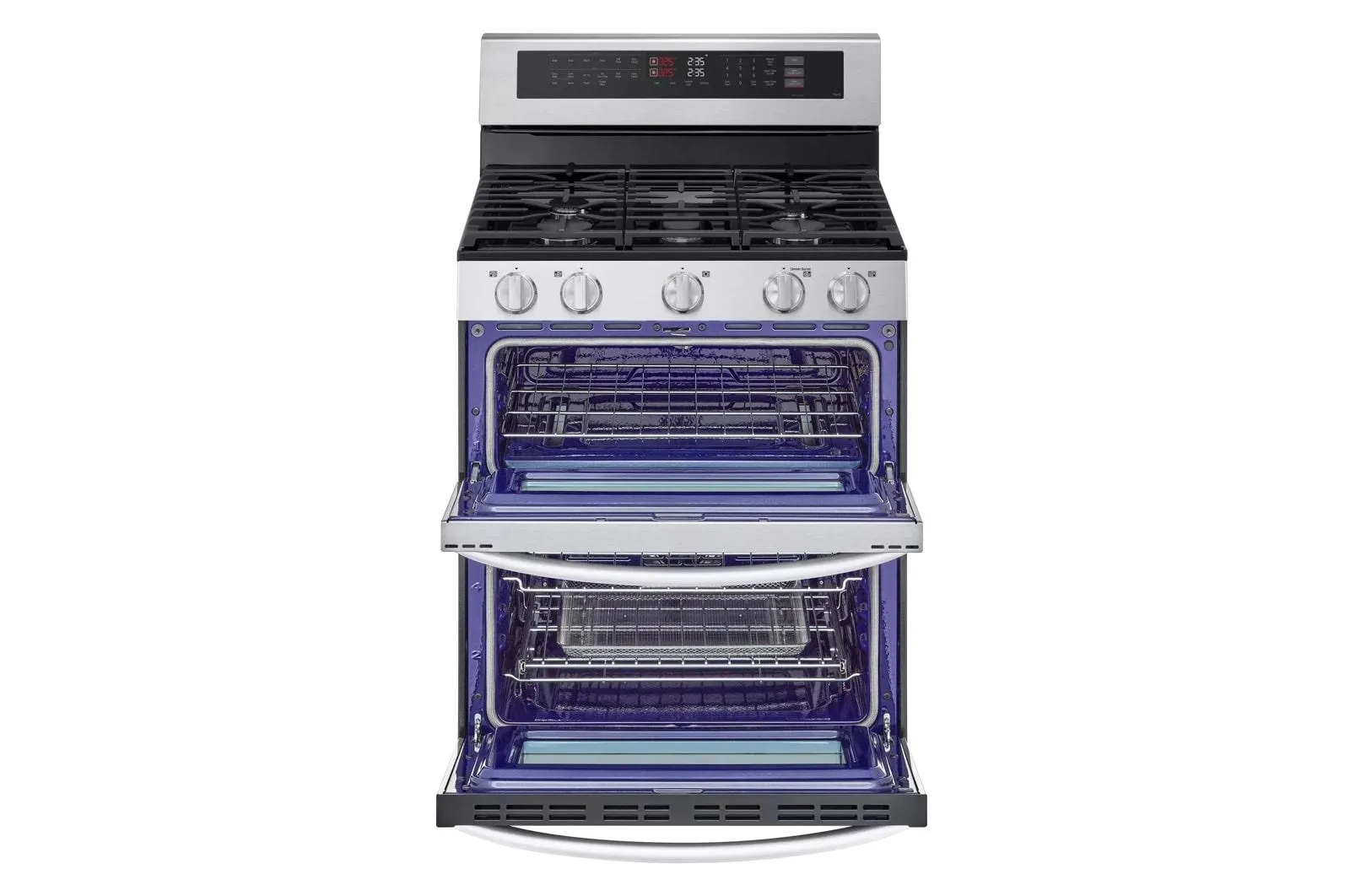 Lg LDGL6924S 6.9 Cu. Ft. Smart Gas Double Oven Freestanding Range With Probake Convection? And Air Fry