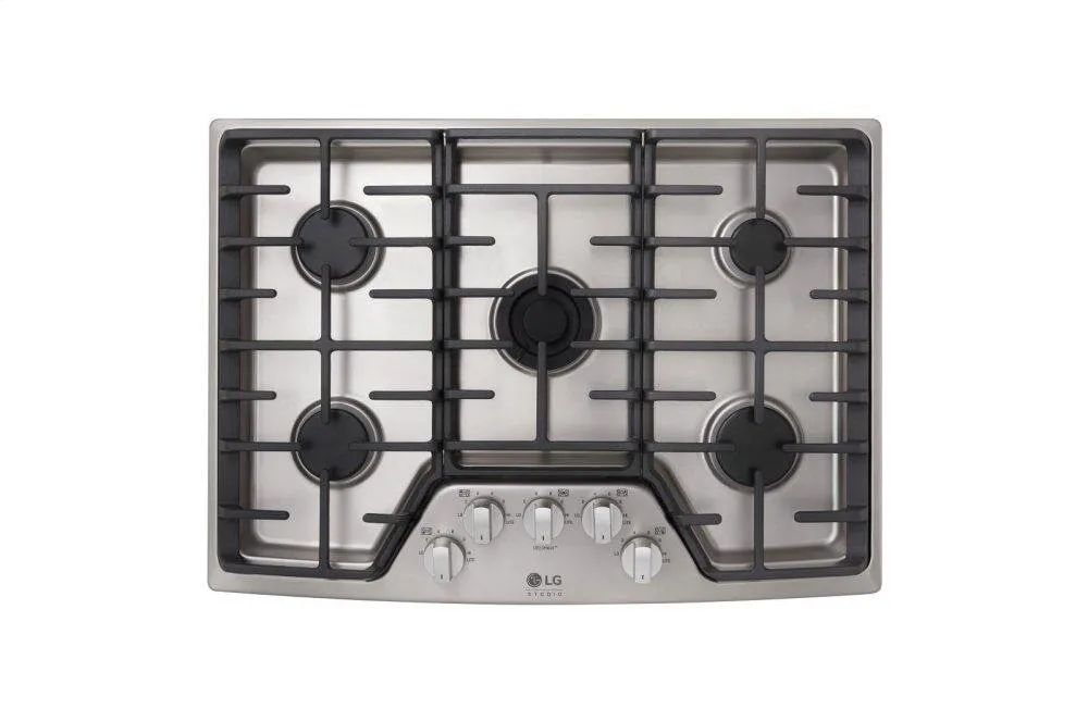 Lg LSCG307ST Lg Studio 30'' Gas Cooktop Cooktops 5 burner cooktops sale