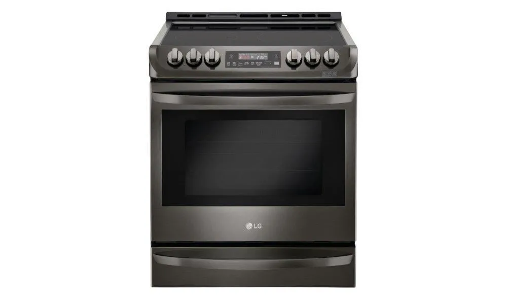 Lg LSE4613BD 6.3 Cu. Ft. Electric Single Oven Slide-In Range With Probake Convection And Easyclean Slide In Ranges front control slide-in stove