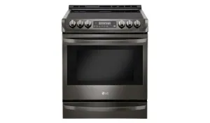 Lg LSE4613BD 6.3 Cu. Ft. Electric Single Oven Slide-In Range With Probake Convection And Easyclean Slide In Ranges front control slide-in stove