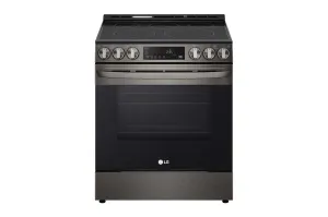Lg LSEL6333D 6.3 Cu Ft. Smart Wi-Fi Enabled Fan Convection Electric Slide-In Range With Air Fry & Easyclean Slide In Ranges front control slide-in stove