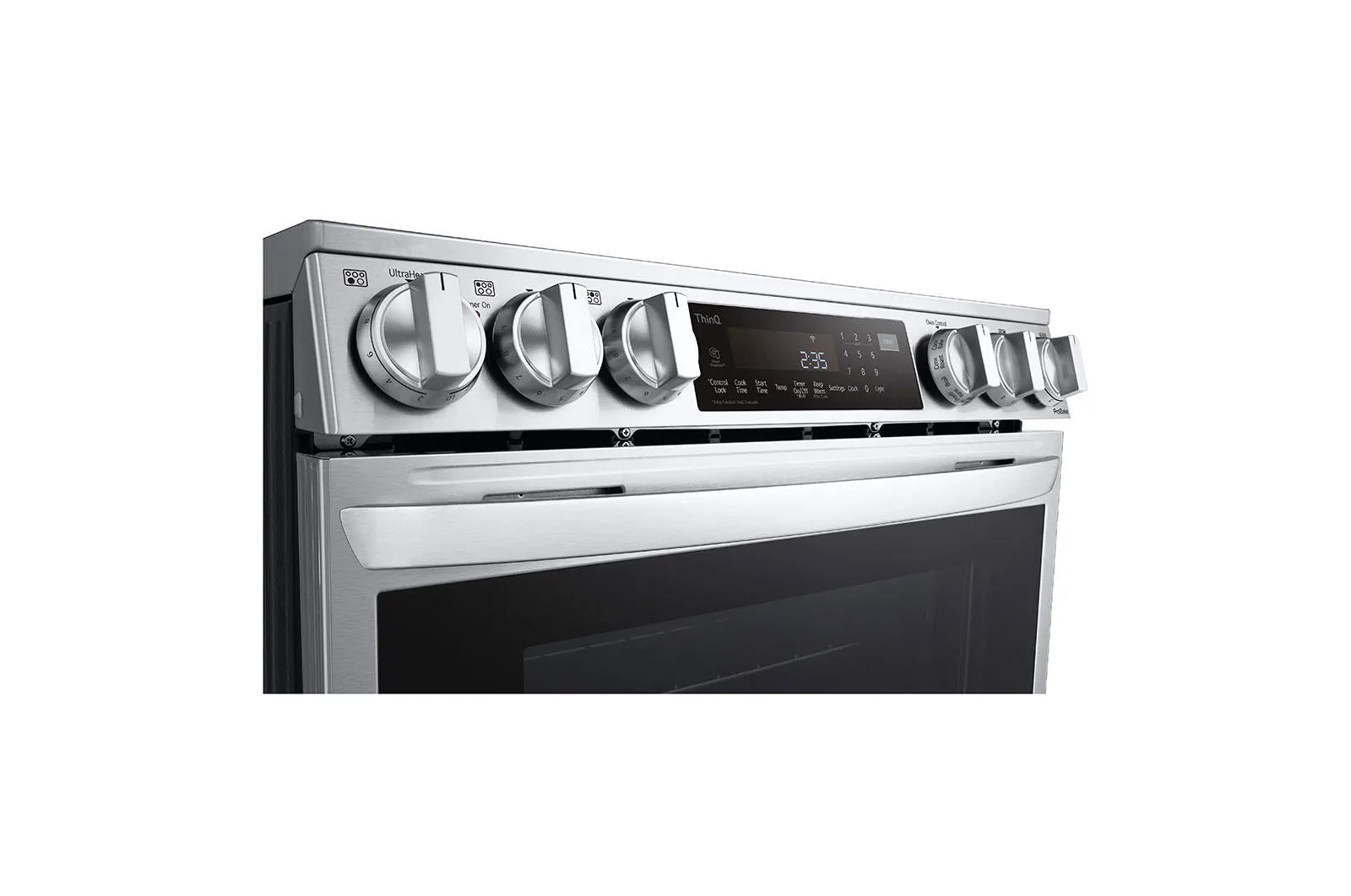Lg LSEL6335F 6.3 Cu Ft. Smart Wi-Fi Enabled Probake Convection Instaview Electric Slide-In Range With Air Fry