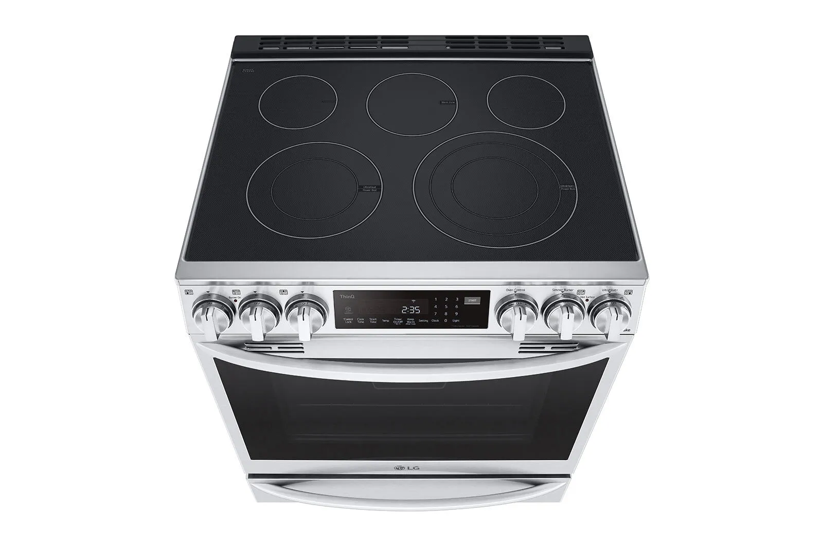 Lg LSEL6337F 6.3 Cu Ft. Smart Wi-Fi Enabled Probake Convection Instaview Electric Slide-In Range With Air Fry