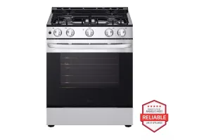 Lg LSGL5830S 5.8 Cu. Ft. Gas Slide-In Range With Easyclean Slide In Ranges front control slide-in stove