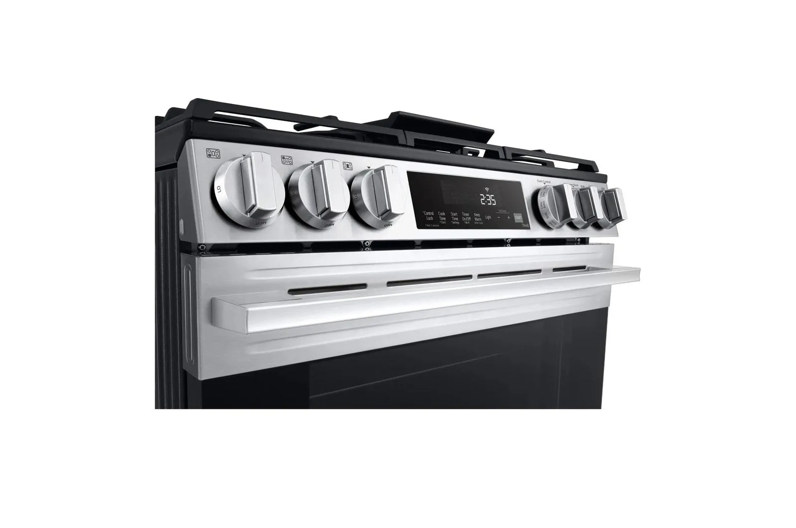 Lg LSGL5833X 5.8 Cu. Ft. Smart Gas Slide-In Range With Convection, Air Fry And Easyclean