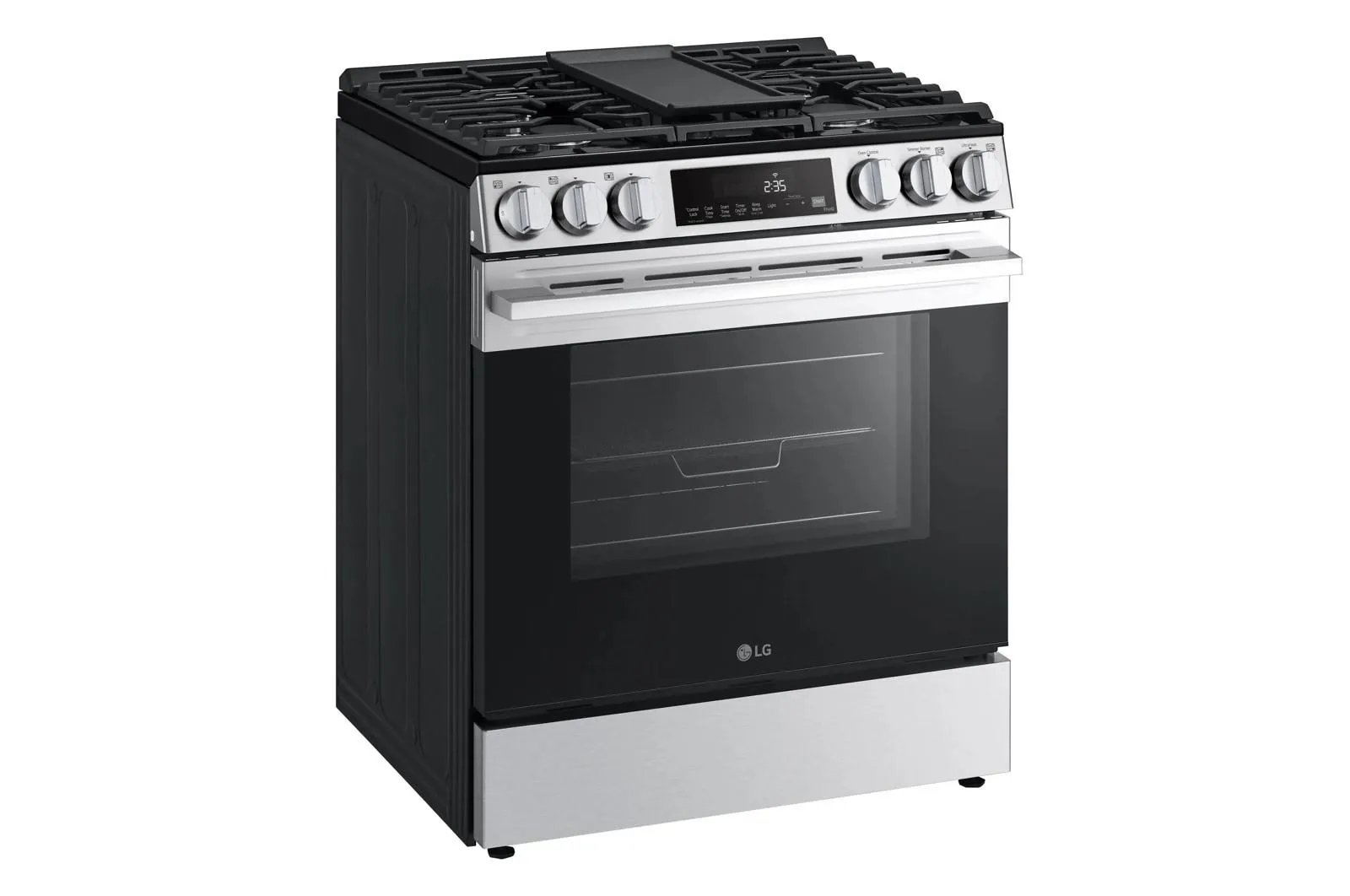 Lg LSGL5833X 5.8 Cu. Ft. Smart Gas Slide-In Range With Convection, Air Fry And Easyclean