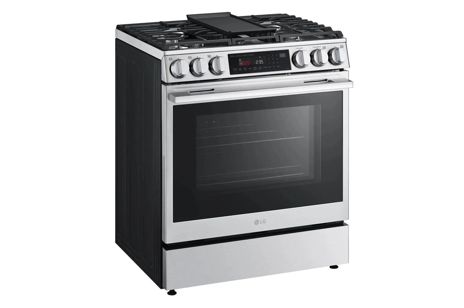 Lg LSGL6335X 6.3 Cu Ft. Smart Gas Slide-In Range Probake Convection Instaview, And Air Fry