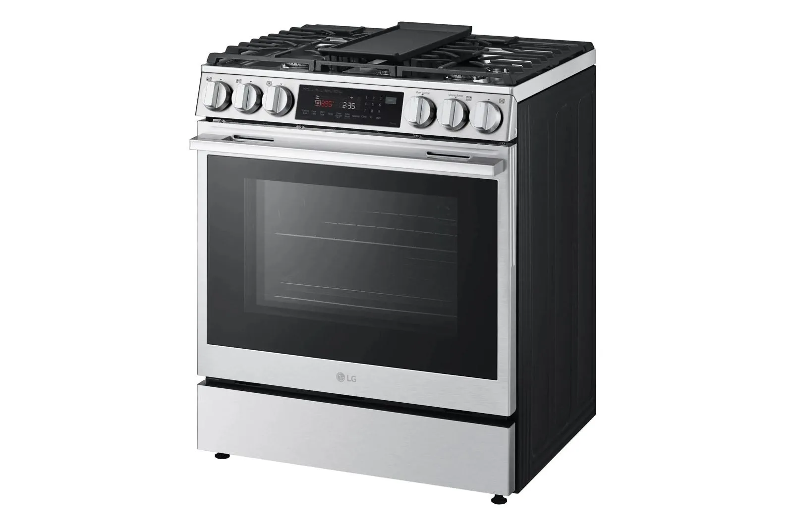 Lg LSGL6335X 6.3 Cu Ft. Smart Gas Slide-In Range Probake Convection Instaview, And Air Fry