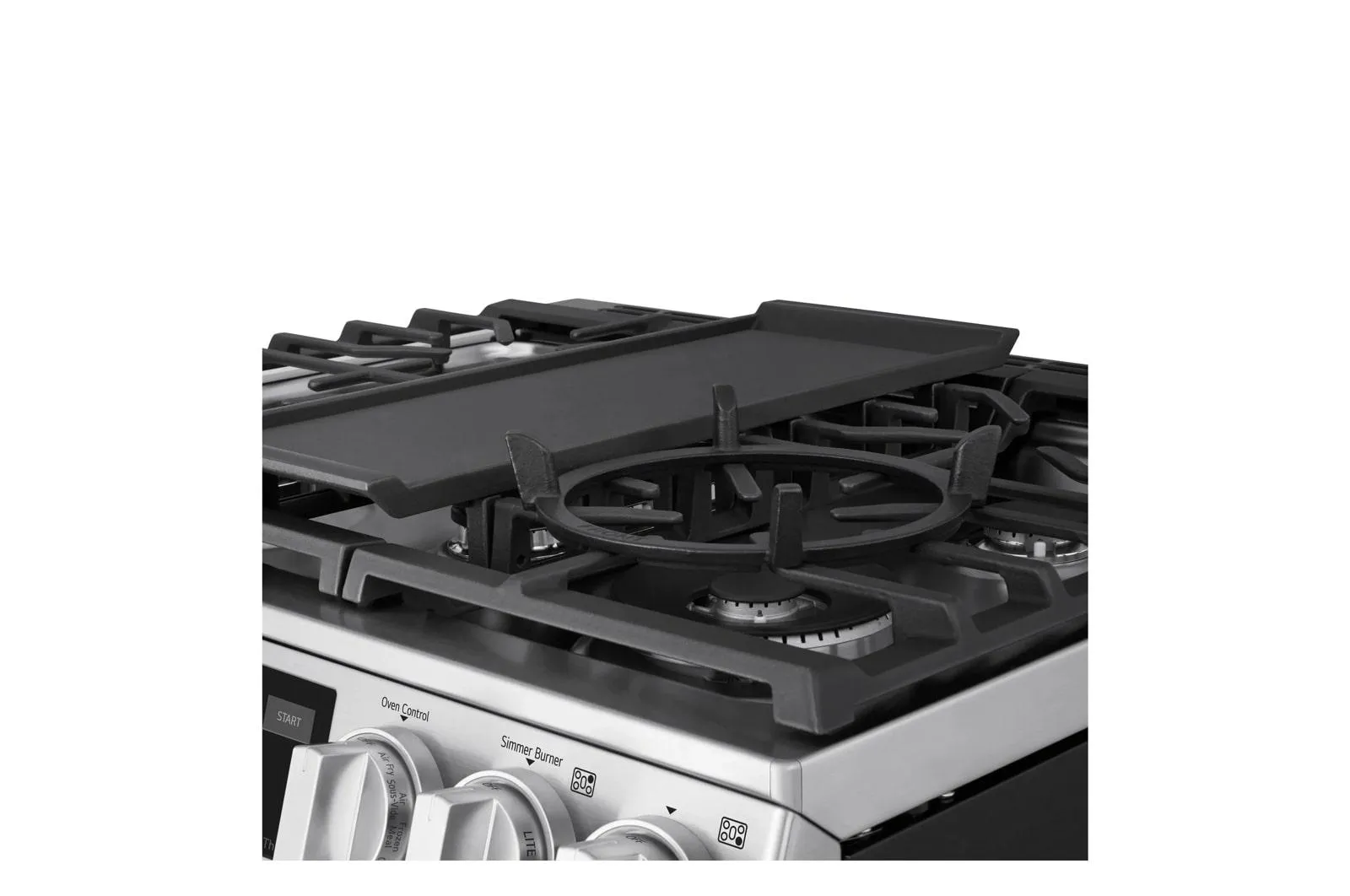 Lg LSGL6337X 6.3 Cu Ft. Smart Gas Slide-In Range With Instaview, Probake Convection, And Air Fry
