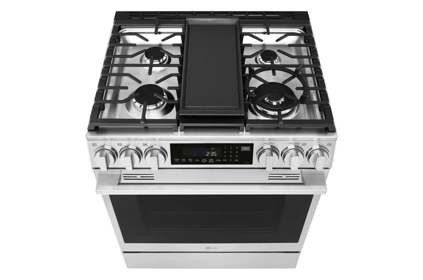Lg LSGL6337X 6.3 Cu Ft. Smart Gas Slide-In Range With Instaview, Probake Convection, And Air Fry