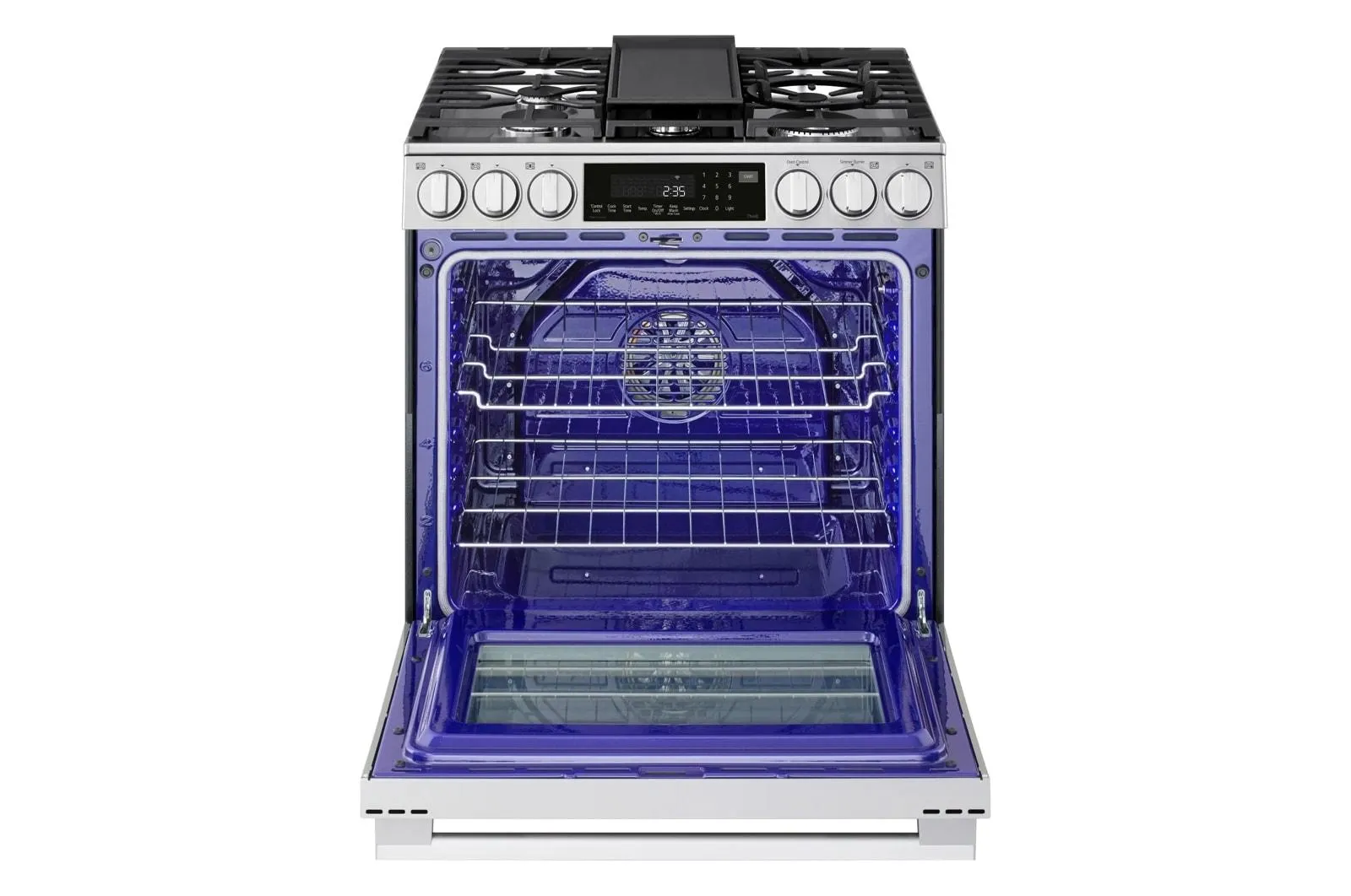 Lg LSGL6337X 6.3 Cu Ft. Smart Gas Slide-In Range With Instaview, Probake Convection, And Air Fry