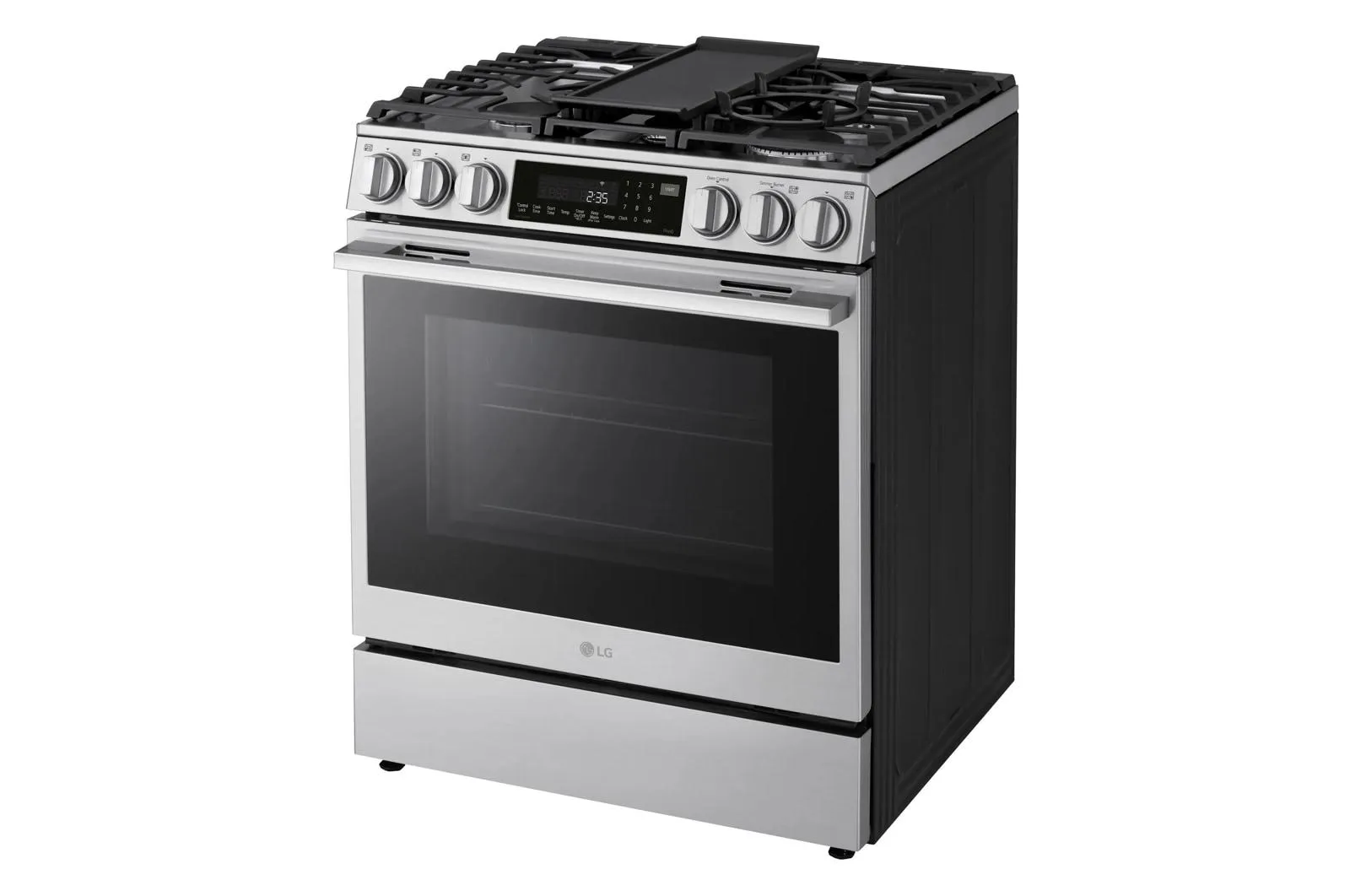 Lg LSGL6337X 6.3 Cu Ft. Smart Gas Slide-In Range With Instaview, Probake Convection, And Air Fry