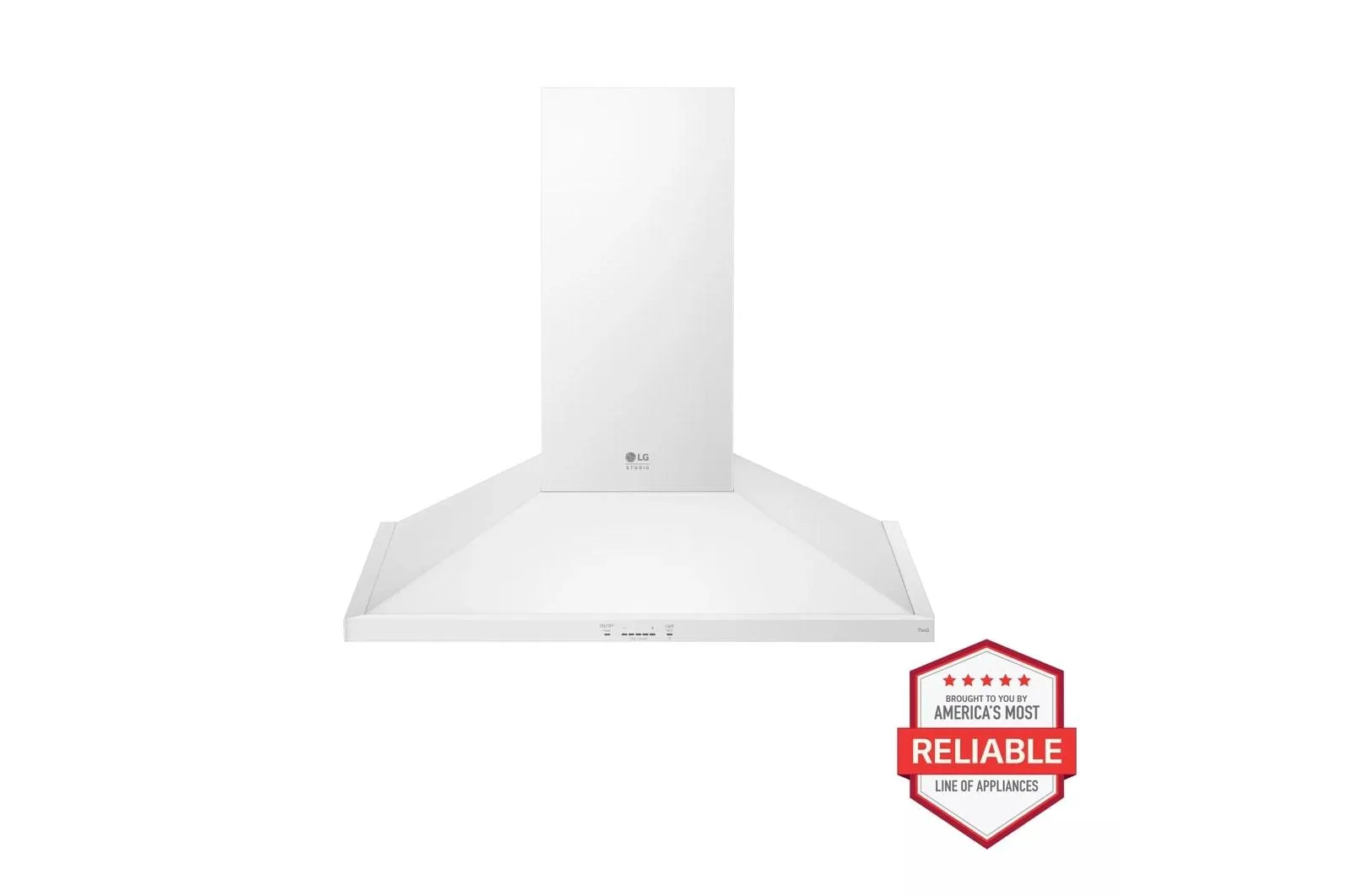 Lg LSHD3680N Lg Studio, 36" Chimney Style Hood, Essence White Ventilation Range Hoods high suction kitchen exhaust hood