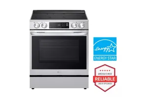 Lg LSIL6334FE 6.3 Cu. Ft. Smart Induction Slide-In Range With Probake Convection And Air Fry Slide In Ranges front control slide-in stove