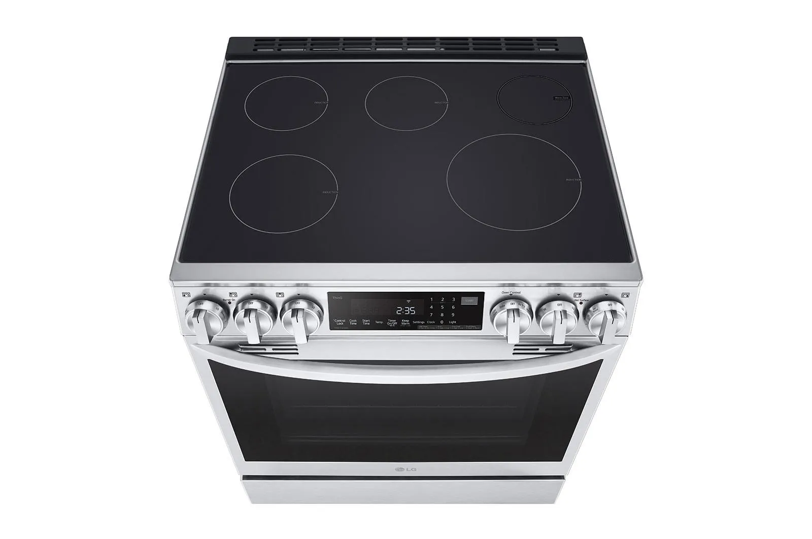 Lg LSIL6336F 6.3 Cu. Ft. Smart Induction Slide-In Range With Instaview, Probake Convection, Air Fry, And Air Sous Vide