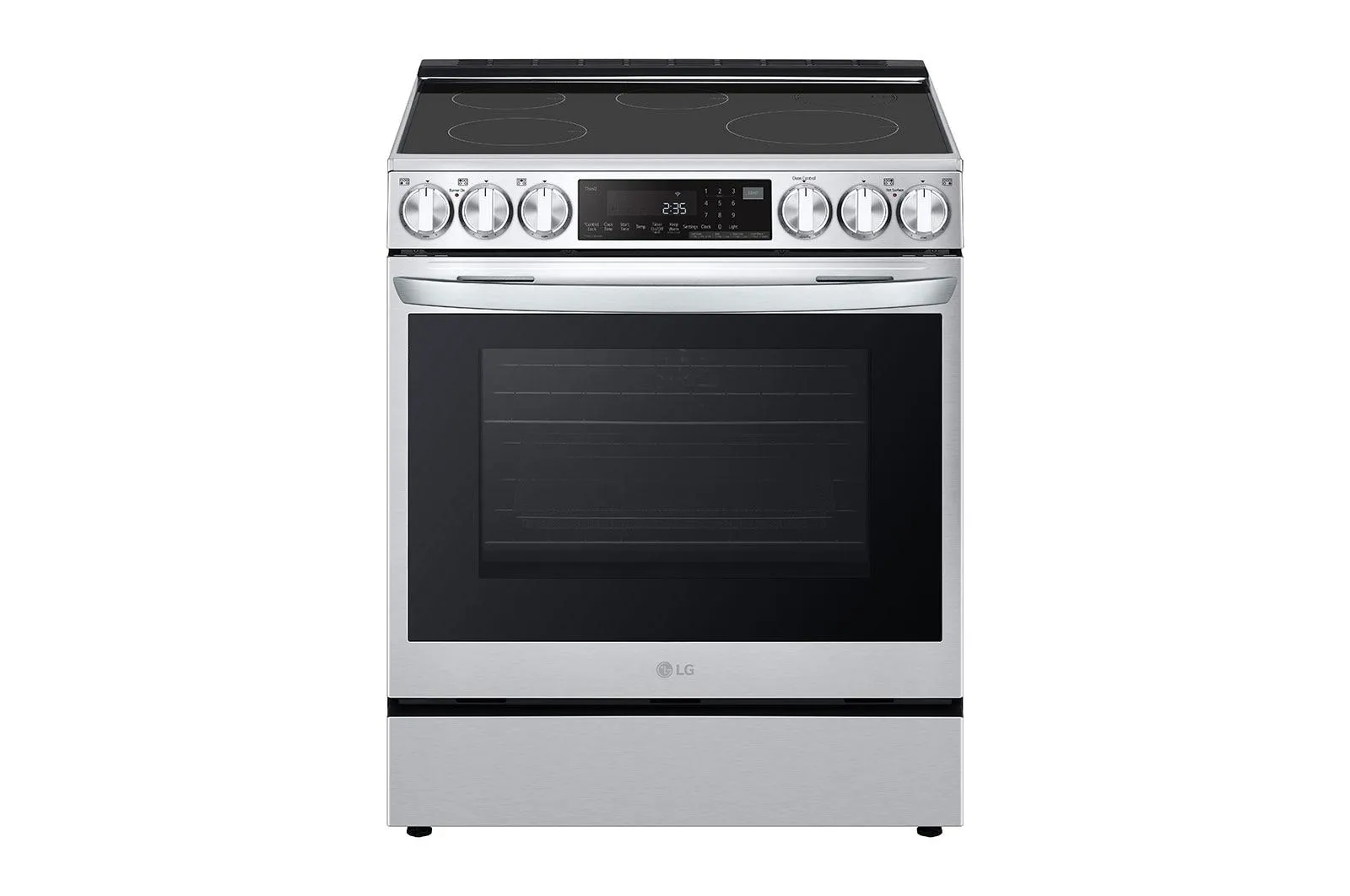 Lg LSIL6336F 6.3 Cu. Ft. Smart Induction Slide-In Range With Instaview, Probake Convection, Air Fry, And Air Sous Vide Slide In Ranges front control slide-in stove