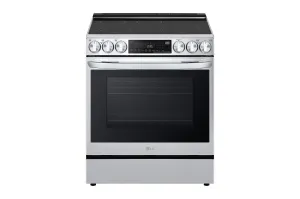 Lg LSIL6336F 6.3 Cu. Ft. Smart Induction Slide-In Range With Instaview, Probake Convection, Air Fry, And Air Sous Vide Slide In Ranges front control slide-in stove