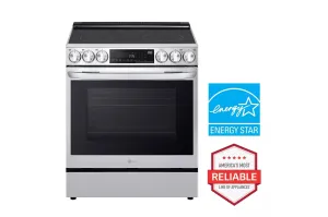 Lg LSIL6336FE 6.3 Cu. Ft. Smart Induction Slide-In Range With Instaview, Probake Convection, Air Fry, And Air Sous Vide Slide In Ranges front control slide-in stove