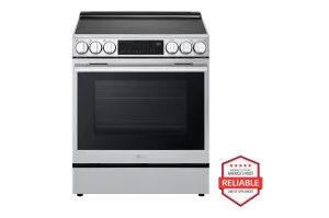 Lg LSIL6336XE 6.3 Cu. Ft. Smart Induction Slide-In Range With Instaview, Probake Convection, Air Fry, And Air Sous Vide Slide In Ranges front control slide-in stove
