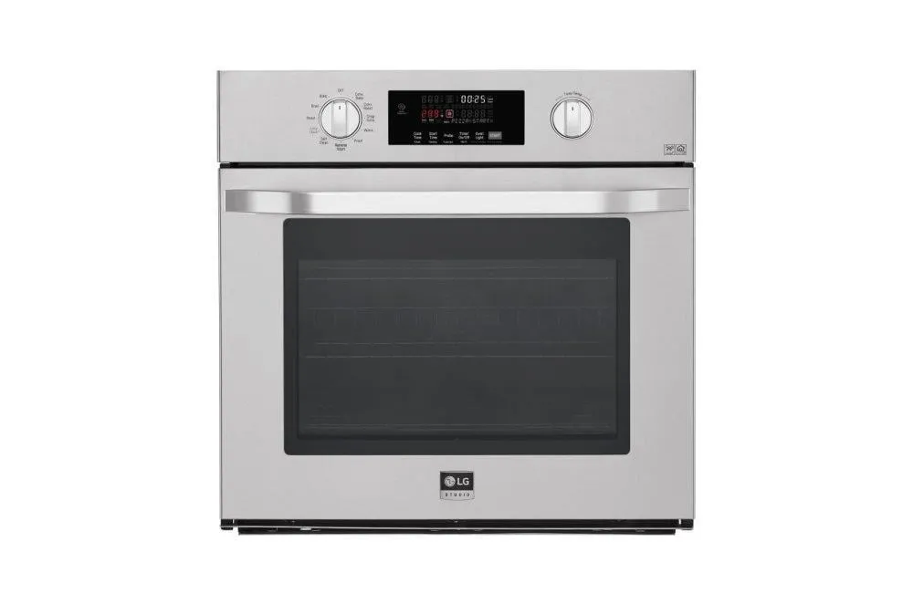 Lg LSWS307ST Lg Studio 4.7 Cu. Ft. Smart Wi-Fi Enabled Single Built-In Wall Oven Wall Ovens oven with smart temperature control