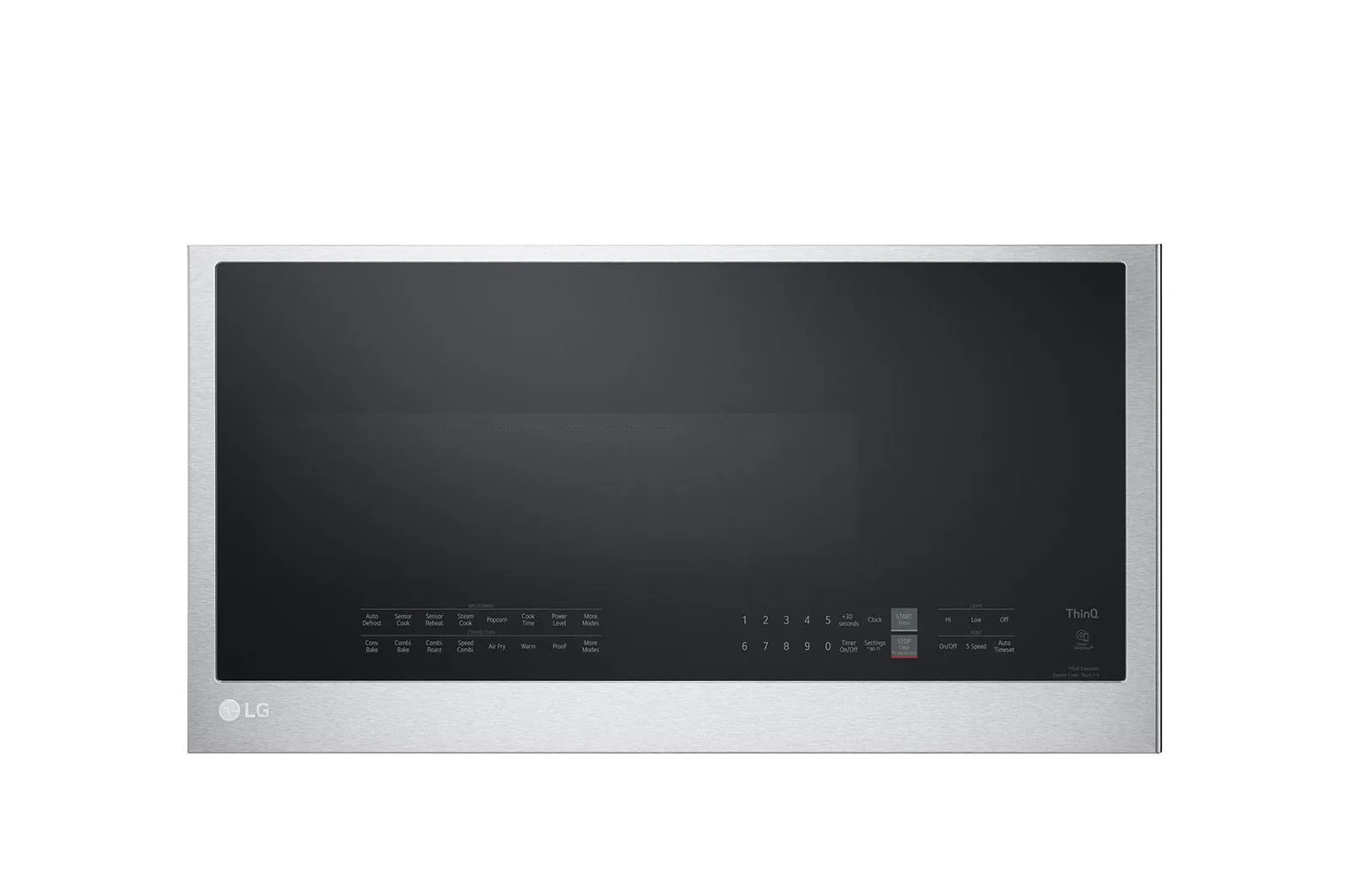 Lg MHEC1737F 1.7 Cu. Ft. Smart Wi-Fi Enabled Over-The-Range Convection Microwave Oven With Air Fry Over The Range Microwaves convection over-the-range microwave
