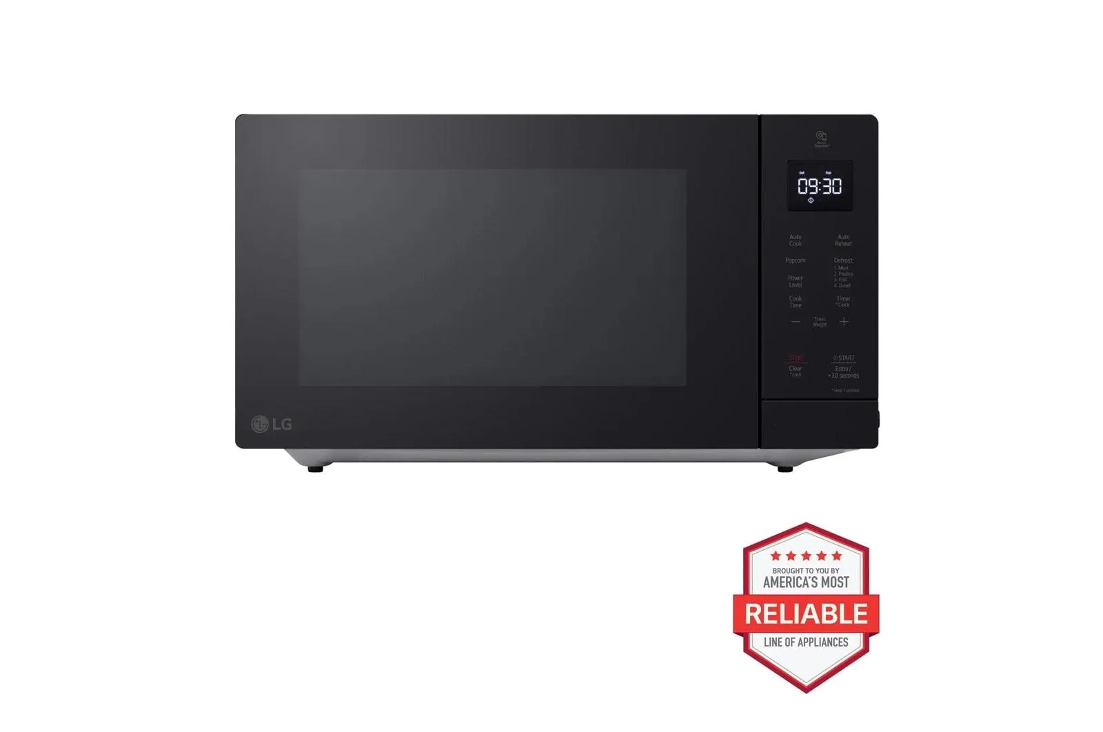 Lg MSER1130B 1.1 Cu. Ft. Countertop Microwave With Easyclean Interior Microwave Ovens smart sensor microwave oven