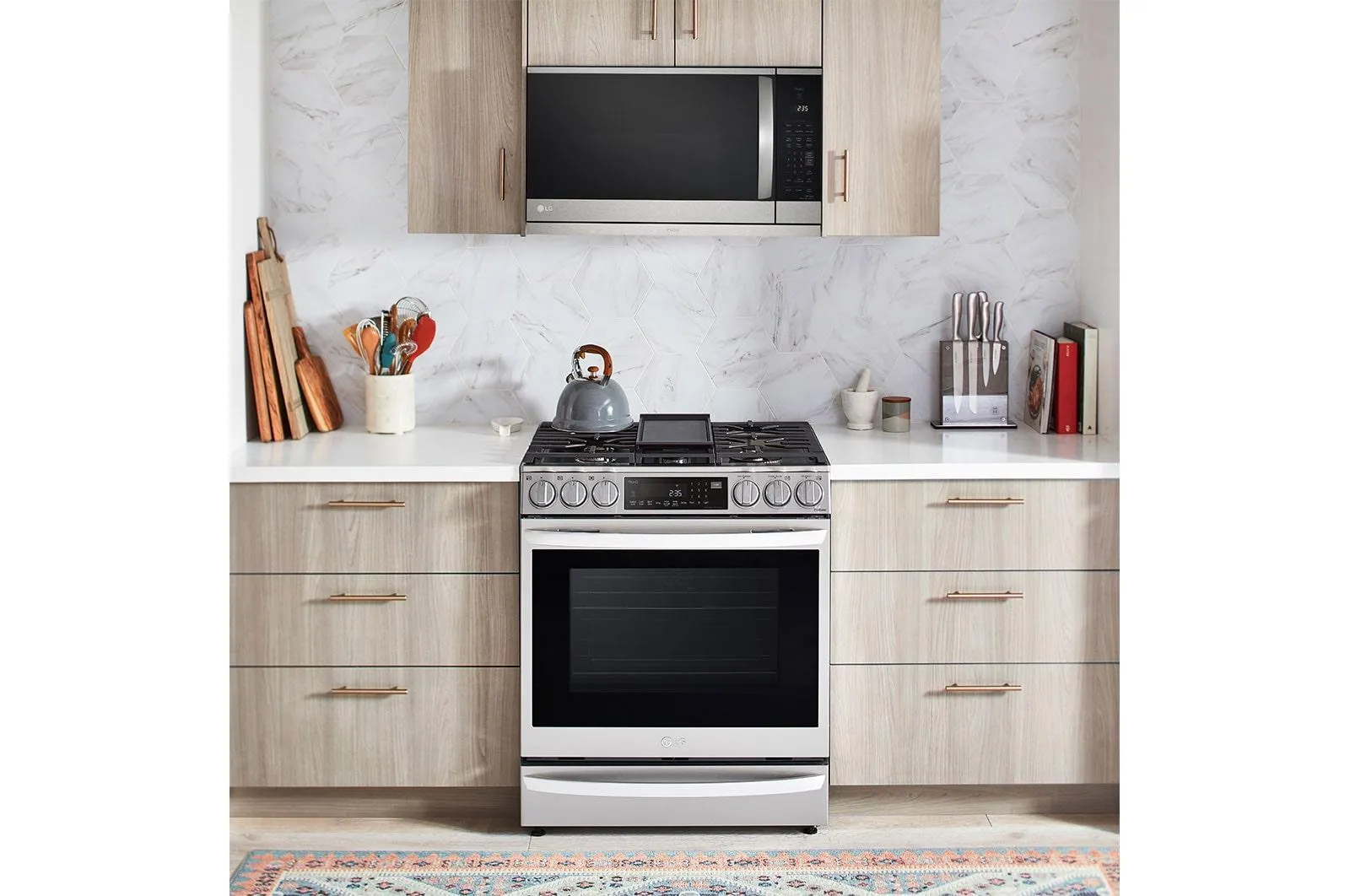 Lg MVEL2125F 2.1 Cu. Ft. Smart Wi-Fi Enabled Over-The-Range Microwave Oven With Extendavent 2.0 & Easyclean
