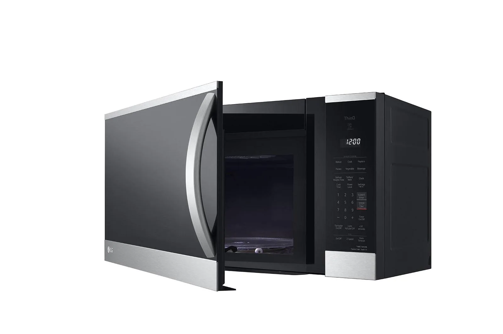 Lg MVEM1825F 1.8 Cu. Ft. Over-The-Range Microwave Oven With Easyclean