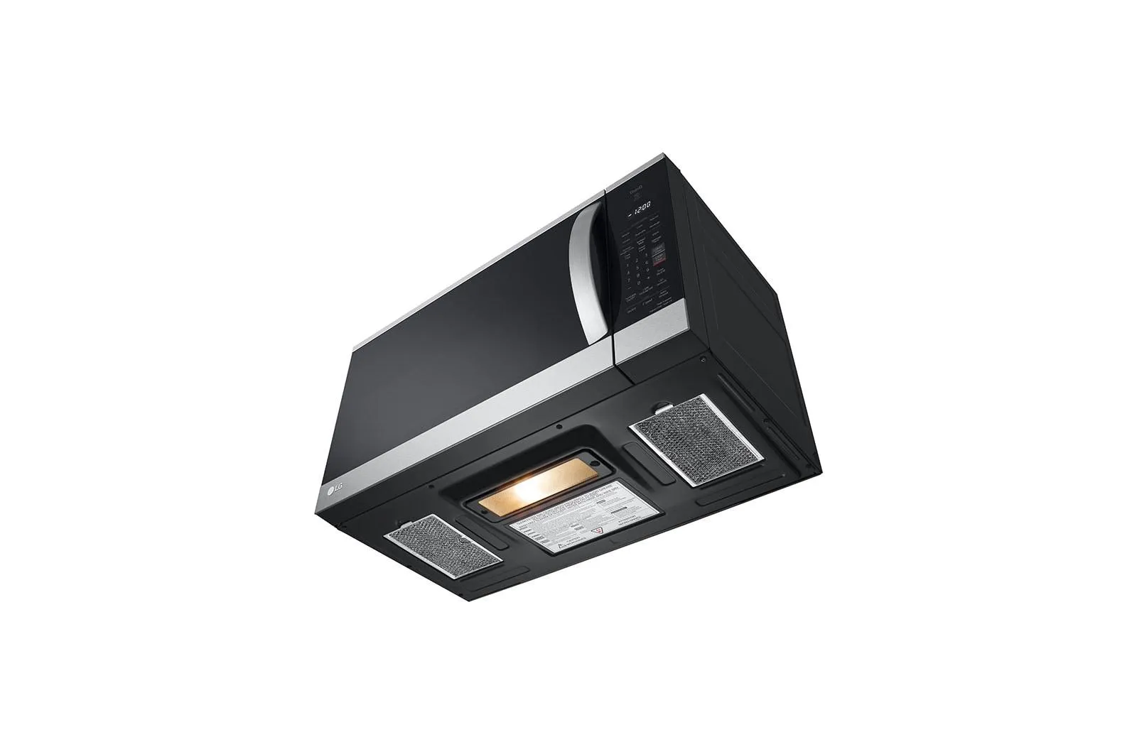 Lg MVEM1825F 1.8 Cu. Ft. Over-The-Range Microwave Oven With Easyclean