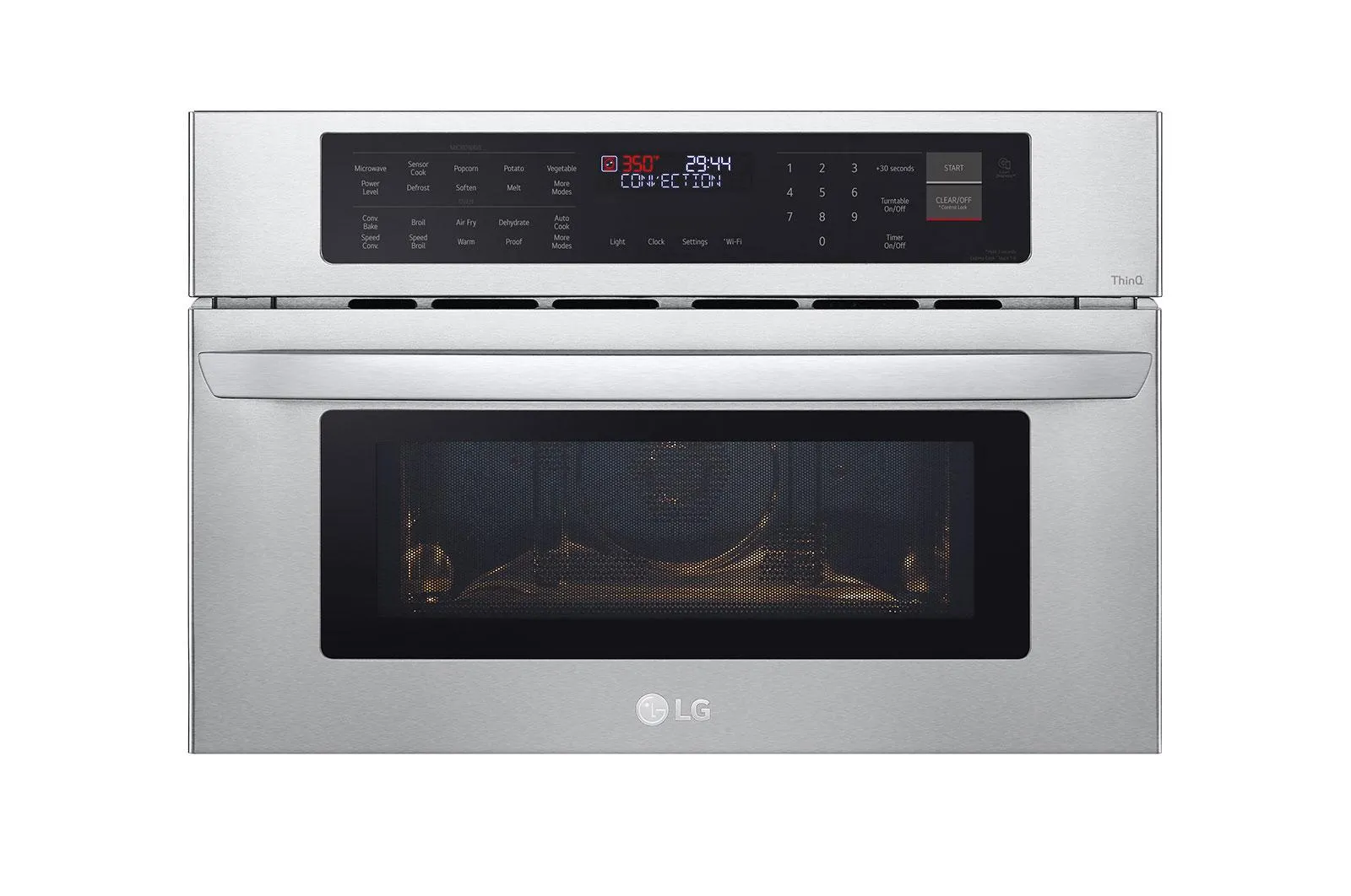 Lg MZBZ1715S 1.7 Cu. Ft. Smart Wi-Fi Enabled Built-In Speed Oven & Microwave Microwave Ovens smart sensor microwave oven