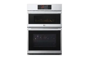 Lg WCES6428F Lg Studio 1.7/4.7 Cu. Ft. Combination Double Wall Oven With Air Fry Wall Ovens oven with smart temperature control