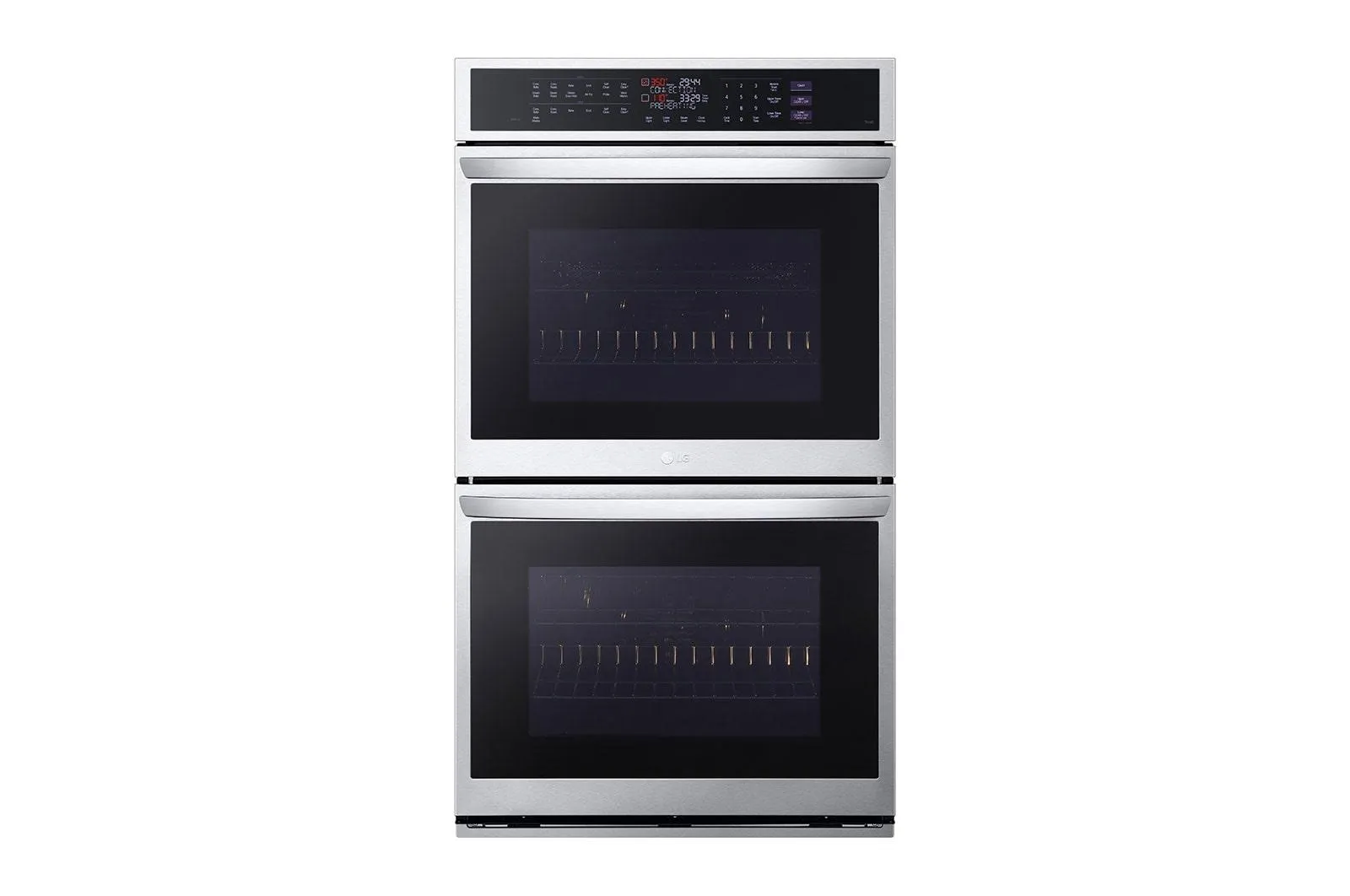 Lg WDEP9427F 9.4 Cu. Ft. Smart Double Wall Oven With Instaview, True Convection, Air Fry, And Steam Sous Vide Double Wall Ovens built-in double oven 30 inch
