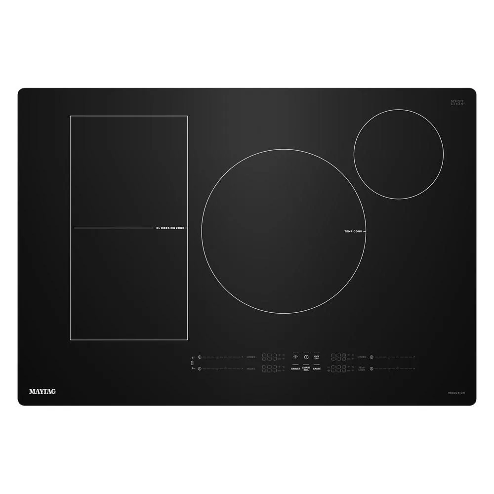 Maytag MCIT8030SB 30-Inch Wide Induction Cooktop With Powerboost Electric slide-in electric cooking range