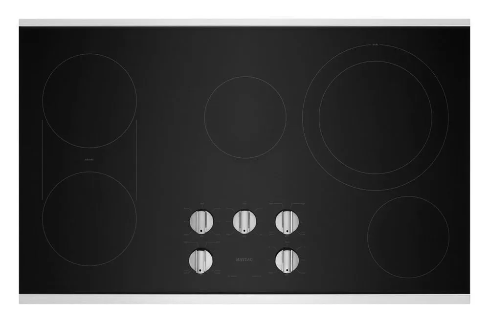 Maytag MEC8836HS 36-Inch Electric Cooktop With Reversible Grill And Griddle Cooktops 30 inch cooktop online