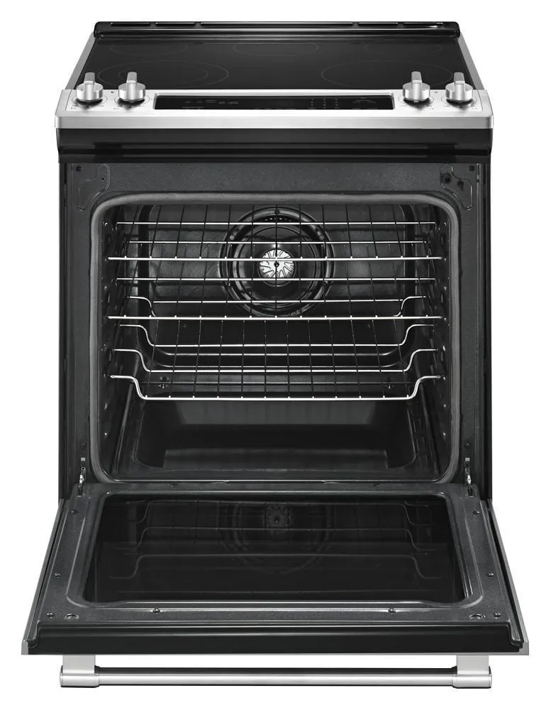 Maytag MES8800FZ 30-Inch Wide Slide-In Electric Range With True Convection And Fit System - 6.4 Cu. Ft.