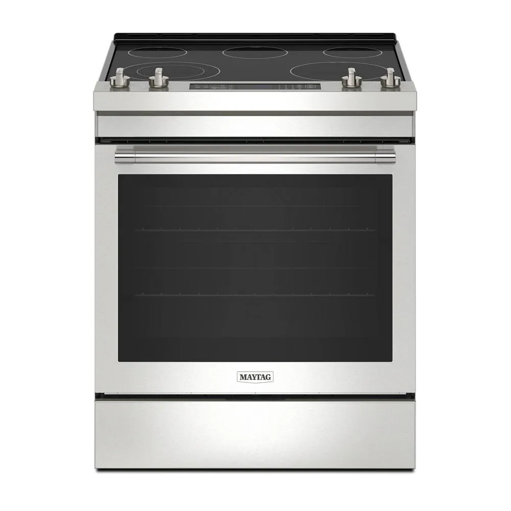 Maytag MES8800PZ 30-Inch Wide Slide-In Electric Range With Air Fry - 6.4 Cu. Ft. Slide In Ranges front control slide-in stove