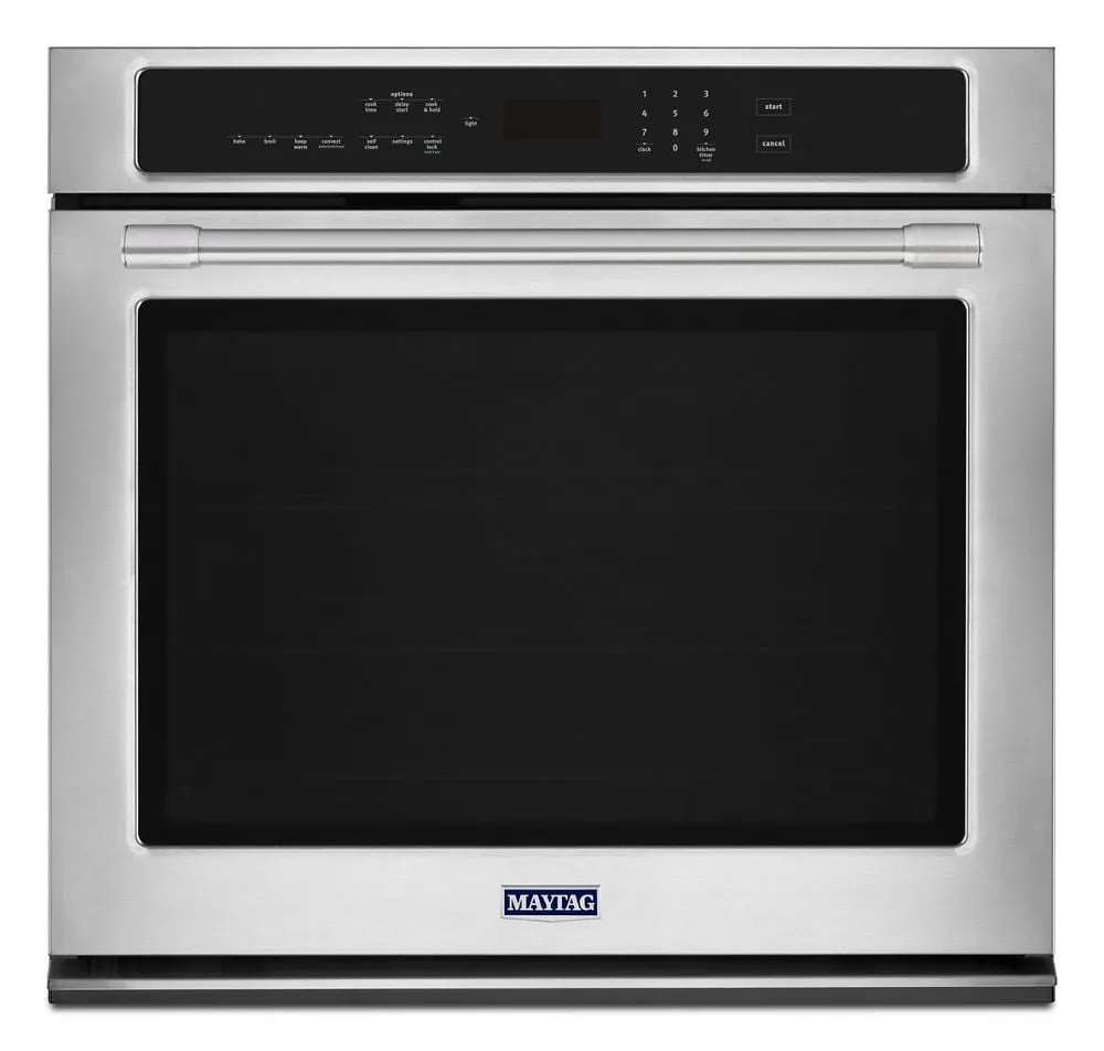 Maytag MEW9527FZ 27-Inch Wide Single Wall Oven With True Convection - 4.3 Cu. Ft. Single Wall Ovens electric wall oven with convection