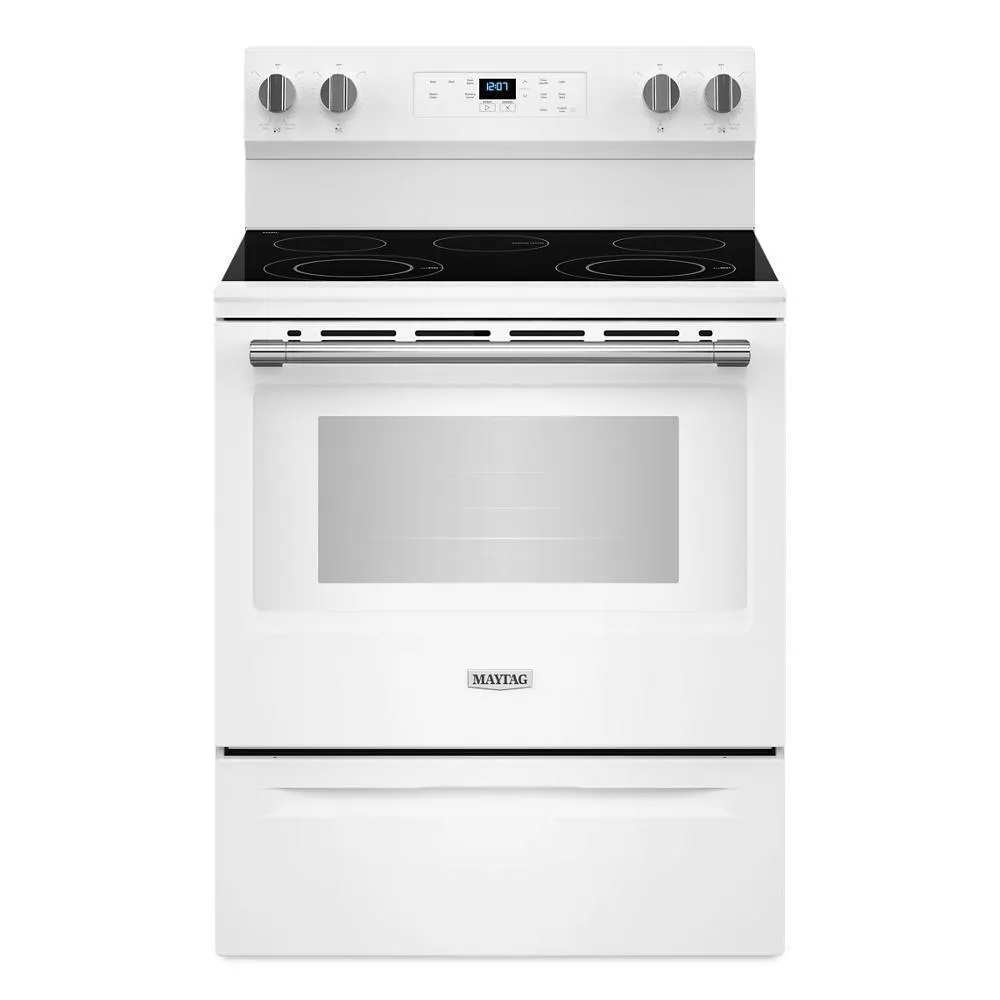 Maytag MFES4030RW 30-Inch Wide Electric Range With Steam Clean - 5.3 Cu. Ft. Freestanding Ranges freestanding dual fuel range 30 inch