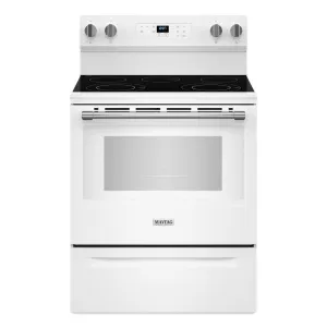 Maytag MFES4030RW 30-Inch Wide Electric Range With Steam Clean - 5.3 Cu. Ft. Freestanding Ranges freestanding dual fuel range 30 inch