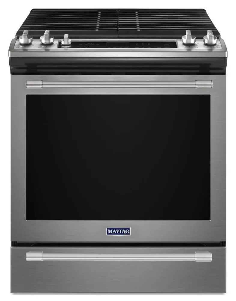 Maytag MGS8800FZ 30-Inch Wide Slide-In Gas Range With True Convection And Fit System - 5.8 Cu. Ft. Slide In Ranges front control slide-in stove
