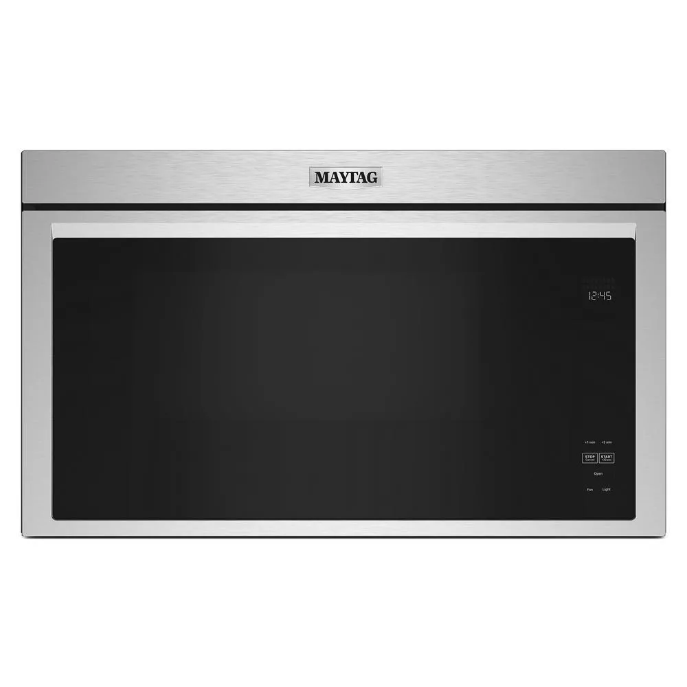 Maytag MMMF6030PZ Over-The-Range Flush Built-In Microwave - 1.1 Cu. Ft. Microwave Ovens smart sensor microwave oven